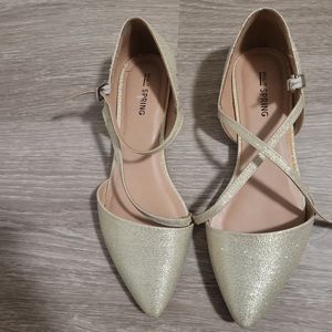 Platinum flat shoes size 7